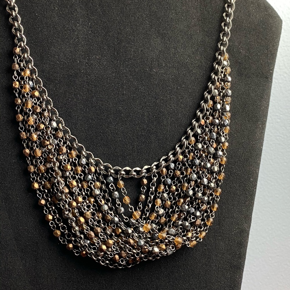 Beaded Bib Necklace